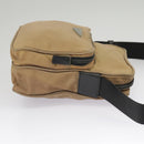 PRADA Shoulder Bag Nylon Beige Auth bs20005-4