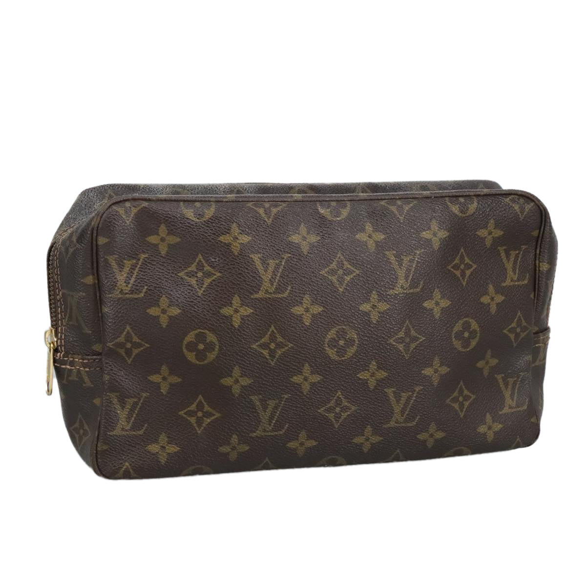 LOUIS VUITTON Monogram Trousse Toilette 28 Clutch Bag M47522 LV Auth bs20012