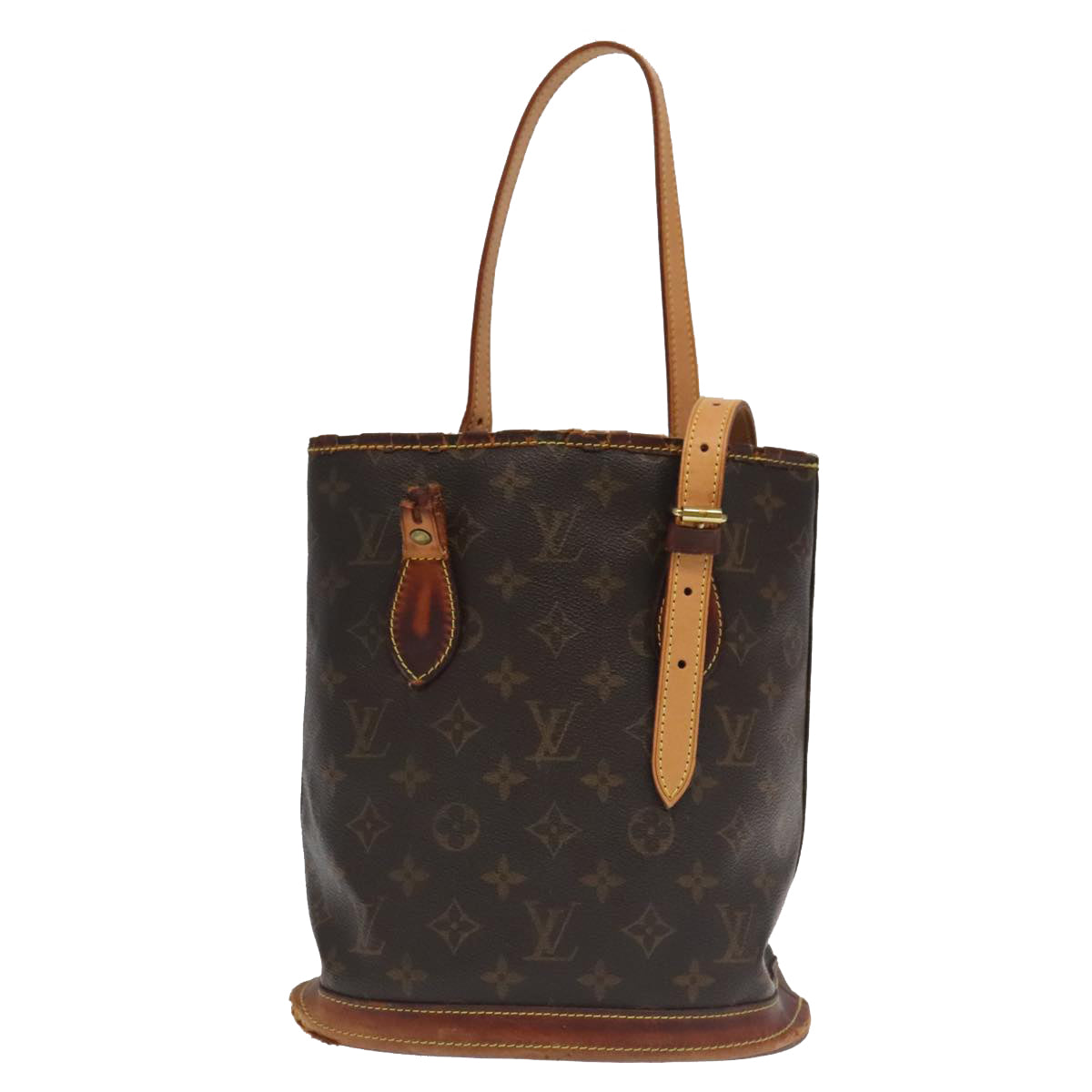 LOUIS VUITTON Monogram Bucket PM Shoulder Bag M42238 LV Auth bs20014 - 0