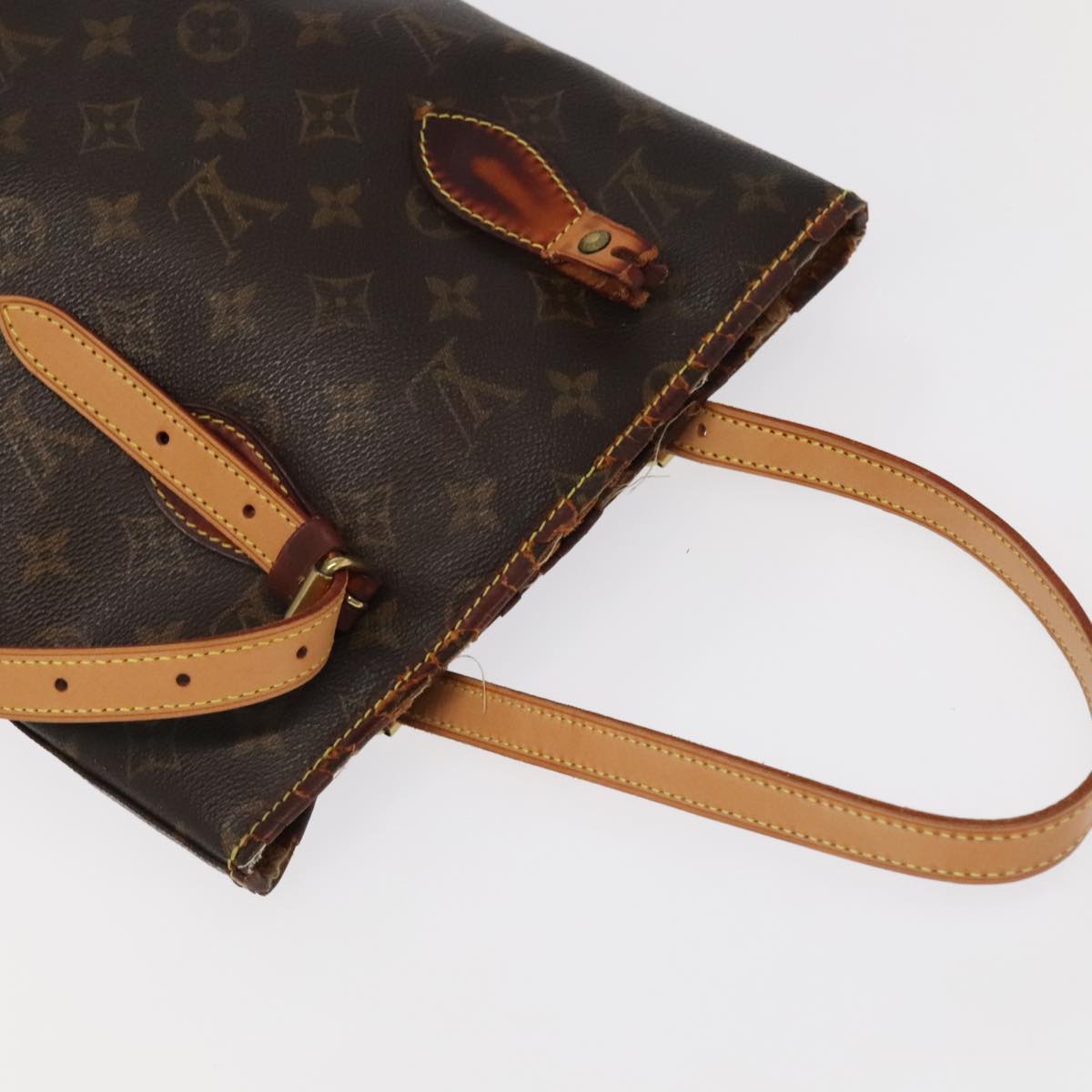 LOUIS VUITTON Monogram Bucket PM Shoulder Bag M42238 LV Auth bs20014