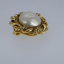 CHANEL Earring metal Gold CC Auth bs20026-16