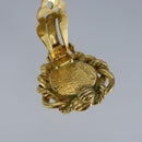 CHANEL Earring metal Gold CC Auth bs20026-18