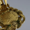 CHANEL Earring metal Gold CC Auth bs20026-20