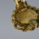 CHANEL Earring metal Gold CC Auth bs20026-21