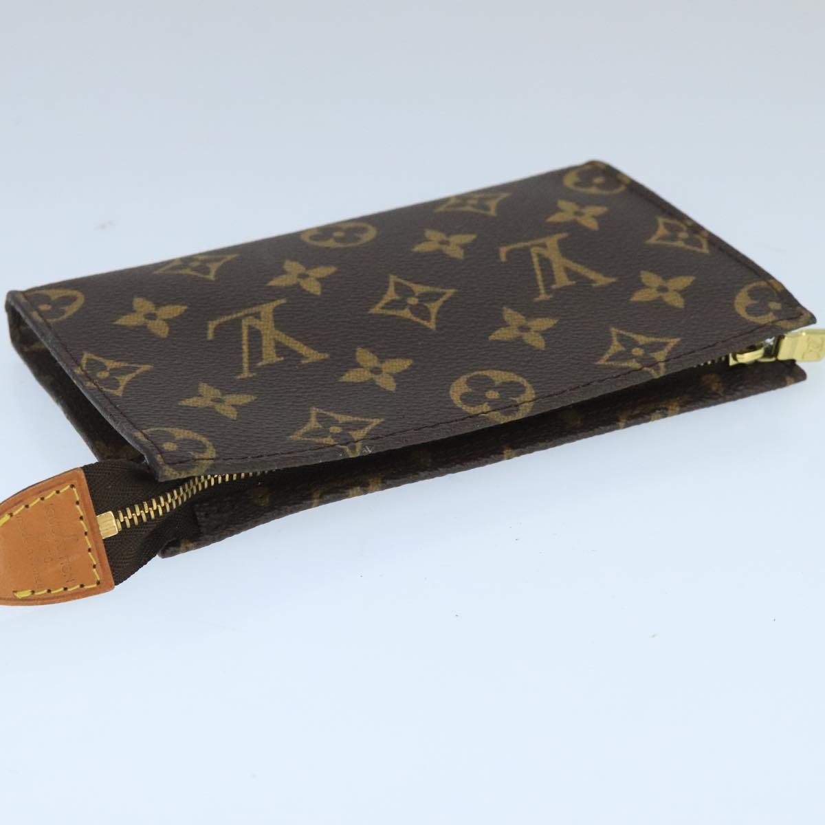 LOUIS VUITTON Monogram Bucket PM Accessory Pouch LV Auth bs20033