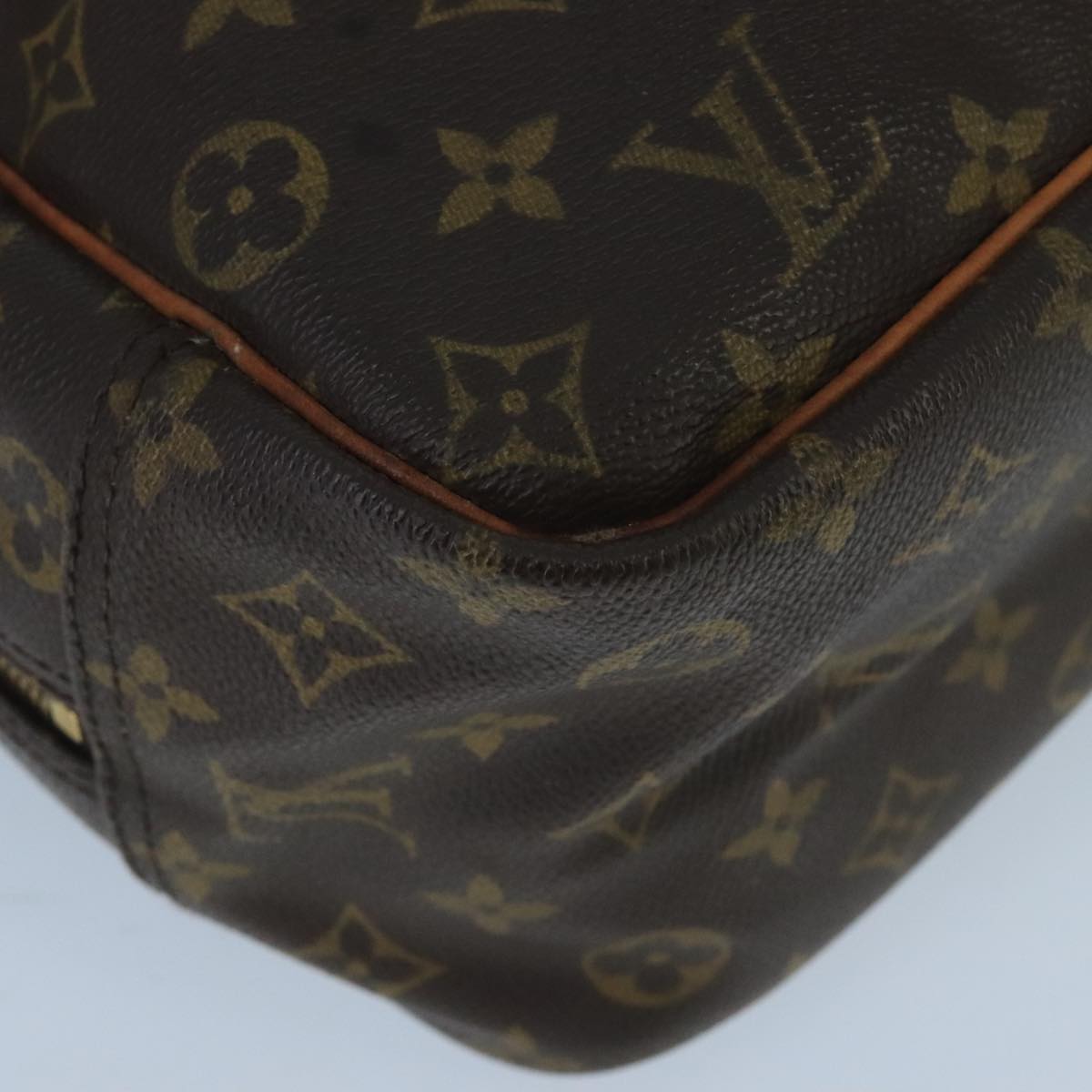 LOUIS VUITTON Monogram Deauville Hand Bag M47270 LV Auth bs20048