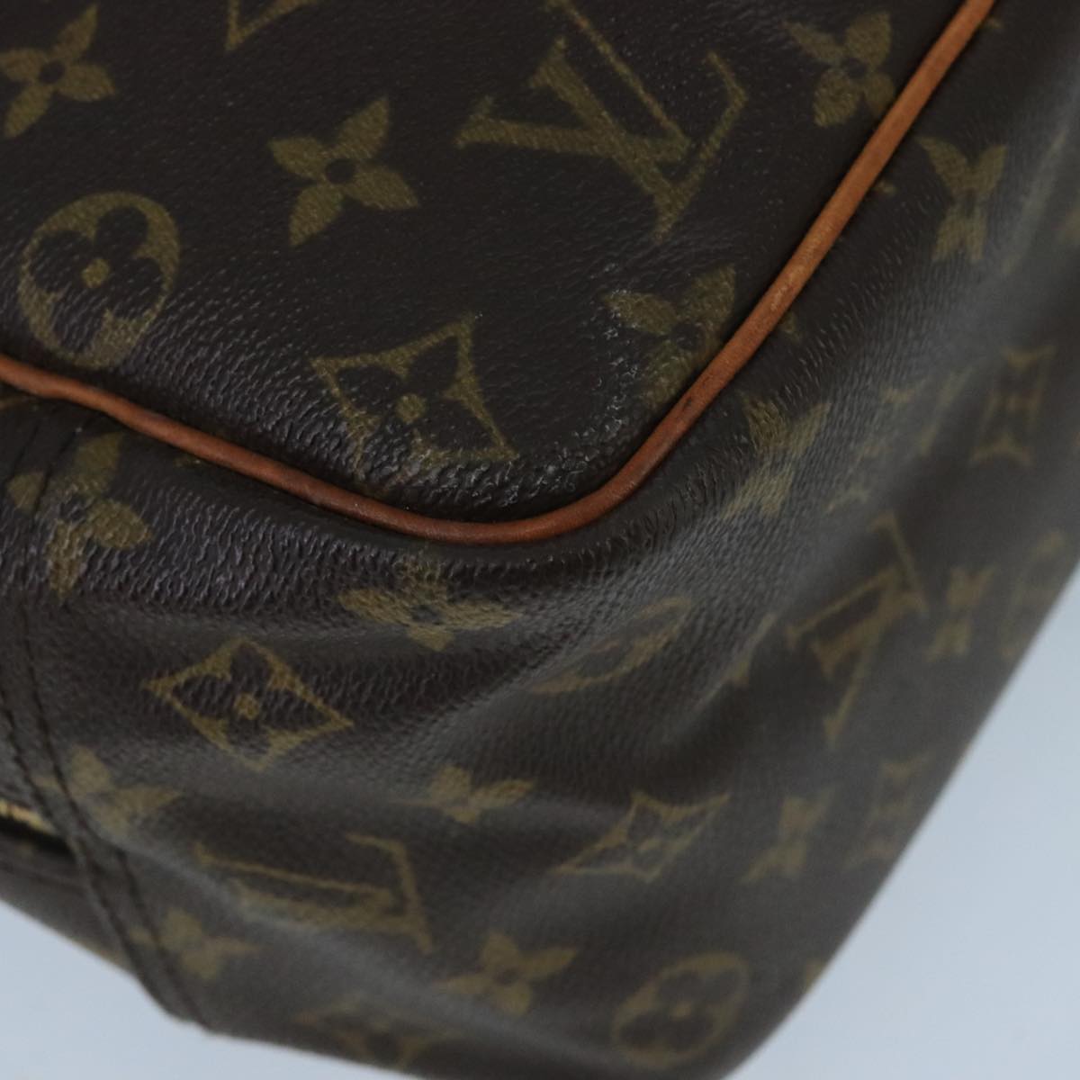 LOUIS VUITTON Monogram Deauville Hand Bag M47270 LV Auth bs20048