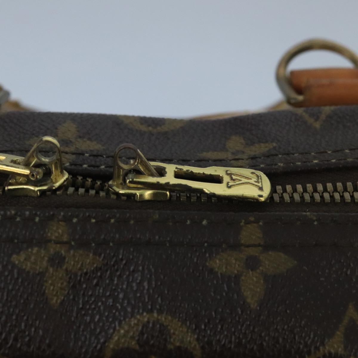 LOUIS VUITTON Monogram Deauville Hand Bag M47270 LV Auth bs20048