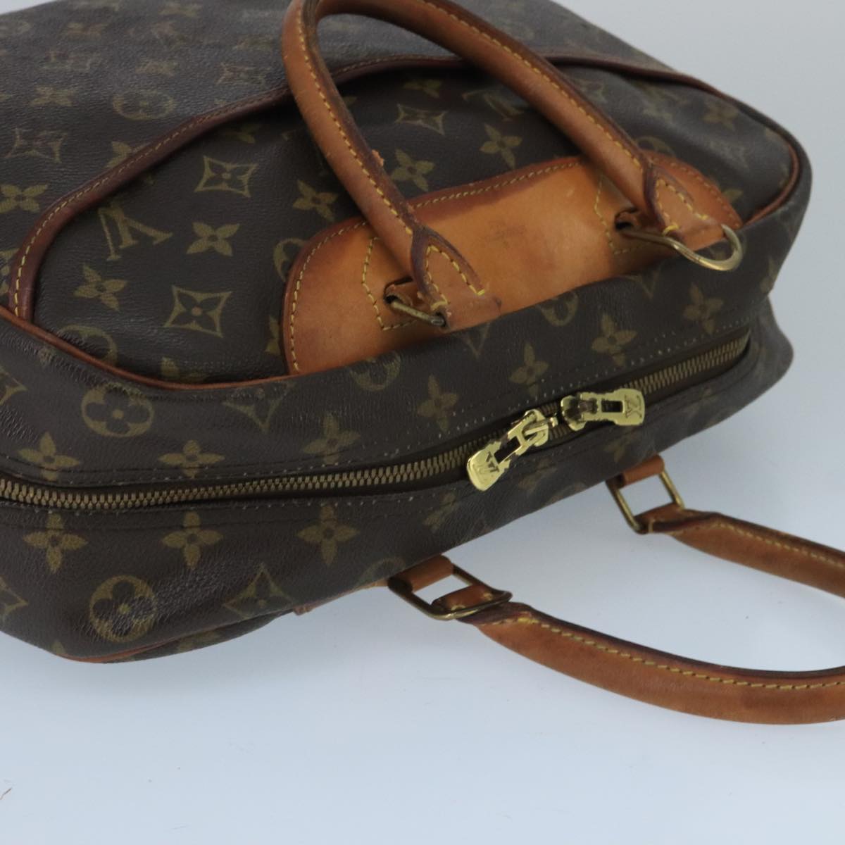 LOUIS VUITTON Monogram Deauville Hand Bag M47270 LV Auth bs20048