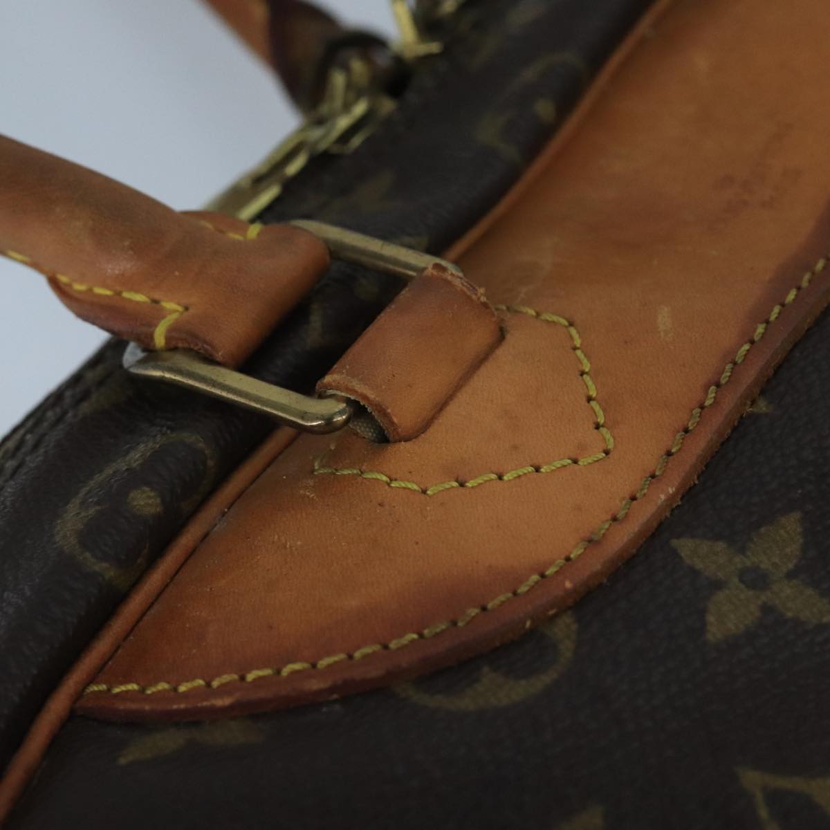 LOUIS VUITTON Monogram Deauville Hand Bag M47270 LV Auth bs20048