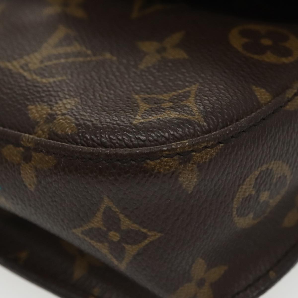 LOUIS VUITTON Monogram Saint Cloud MM Shoulder Bag M51243 LV Auth bs20050