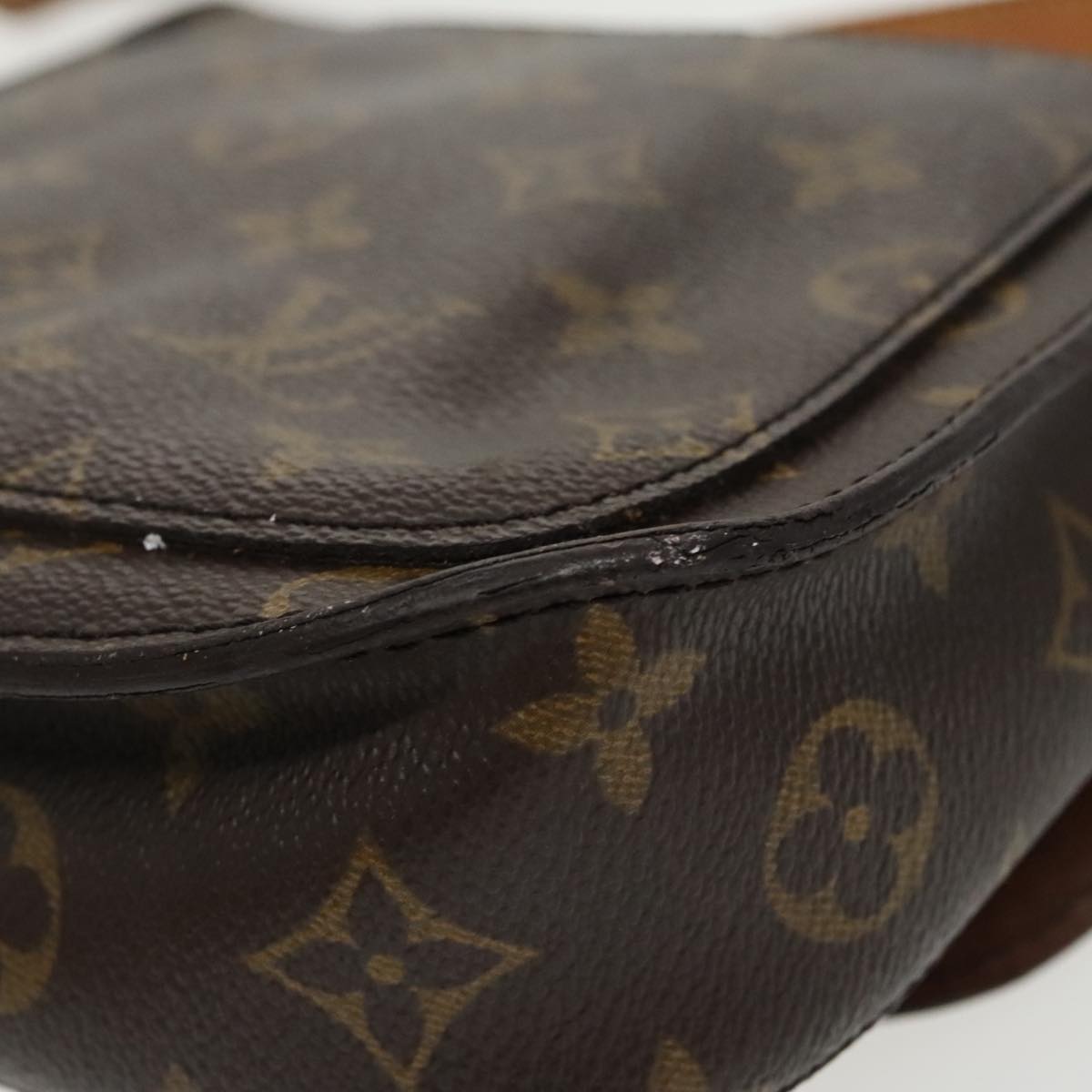 LOUIS VUITTON Monogram Saint Cloud MM Shoulder Bag M51243 LV Auth bs20050