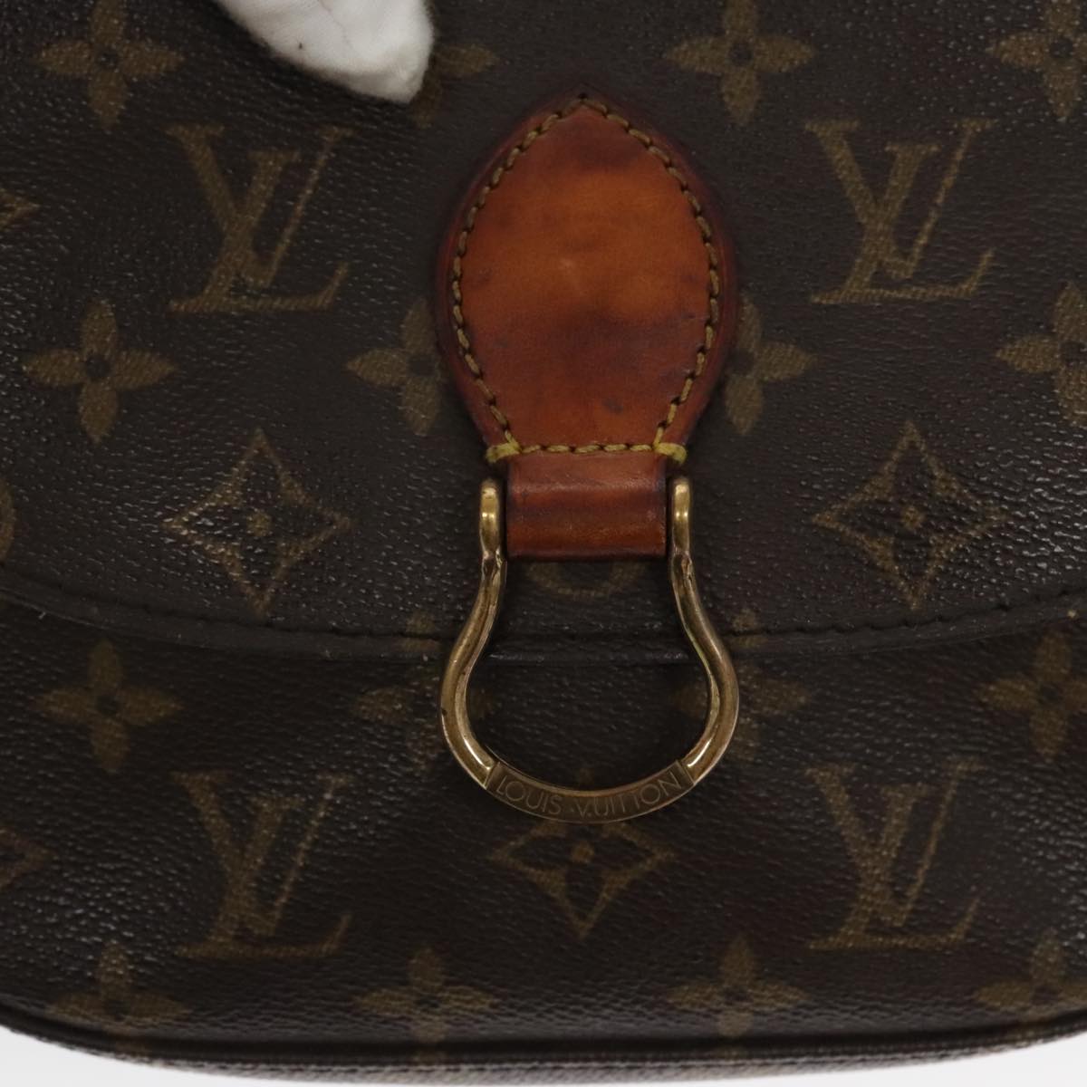 LOUIS VUITTON Monogram Saint Cloud MM Shoulder Bag M51243 LV Auth bs20050