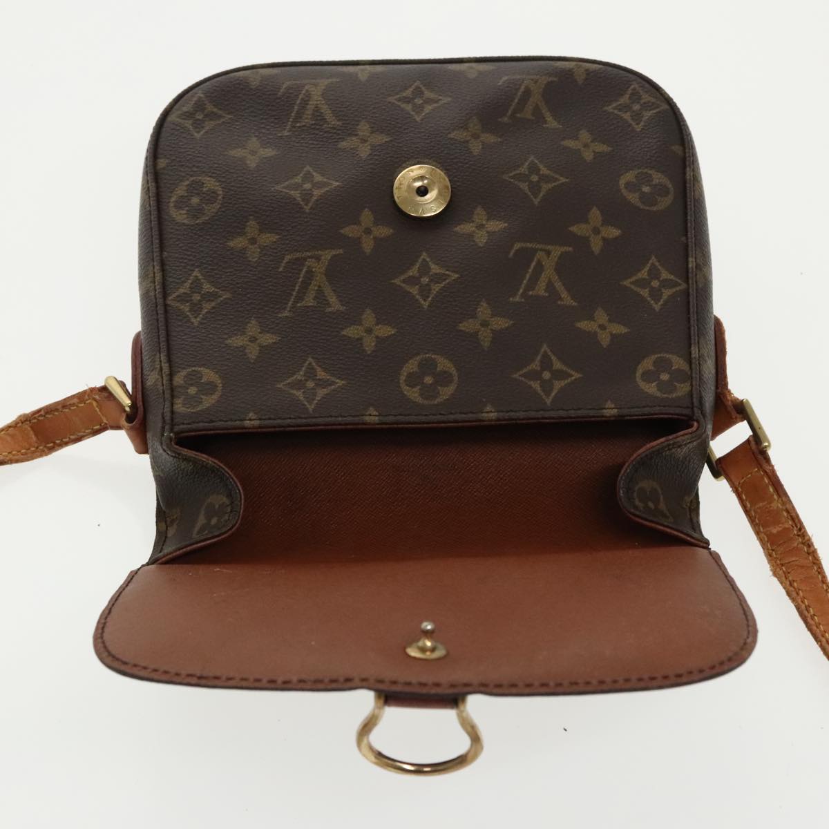 LOUIS VUITTON Monogram Saint Cloud MM Shoulder Bag M51243 LV Auth bs20050