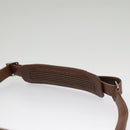 LOUIS VUITTON Defeel Shoulder Bag Suede Leather Brown M92357 LV Auth bs20053-15