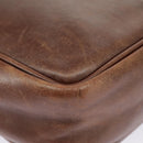 LOUIS VUITTON Defeel Shoulder Bag Suede Leather Brown M92357 LV Auth bs20053-10