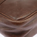 LOUIS VUITTON Defeel Shoulder Bag Suede Leather Brown M92357 LV Auth bs20053-17
