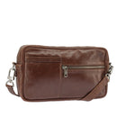 LOUIS VUITTON Defeel Shoulder Bag Suede Leather Brown M92357 LV Auth bs20053-1