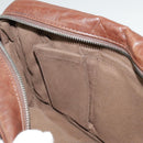 LOUIS VUITTON Defeel Shoulder Bag Suede Leather Brown M92357 LV Auth bs20053-23