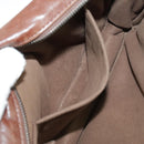 LOUIS VUITTON Defeel Shoulder Bag Suede Leather Brown M92357 LV Auth bs20053-24