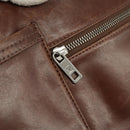 LOUIS VUITTON Defeel Shoulder Bag Suede Leather Brown M92357 LV Auth bs20053-25