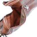 LOUIS VUITTON Defeel Shoulder Bag Suede Leather Brown M92357 LV Auth bs20053-27