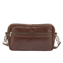 LOUIS VUITTON Defeel Shoulder Bag Suede Leather Brown M92357 LV Auth bs20053-2