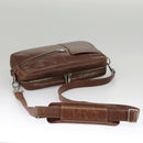 LOUIS VUITTON Defeel Shoulder Bag Suede Leather Brown M92357 LV Auth bs20053-7