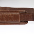 LOUIS VUITTON Defeel Shoulder Bag Suede Leather Brown M92357 LV Auth bs20053-14