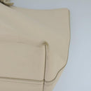 BOTTEGA VENETA Micro Butterfly Tote Bag Leather White Auth bs20055-14