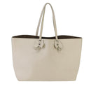 BOTTEGA VENETA Micro Butterfly Tote Bag Leather White Auth bs20055-13