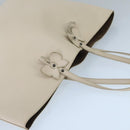 BOTTEGA VENETA Micro Butterfly Tote Bag Leather White Auth bs20055-6