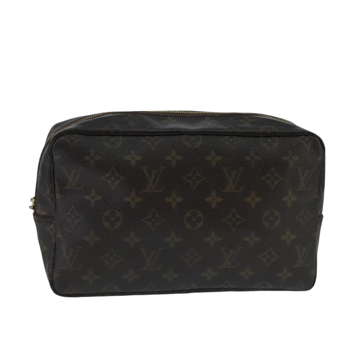 LOUIS VUITTON Monogram Trousse Toilette 28 Clutch Bag M47522 LV Auth bs20073