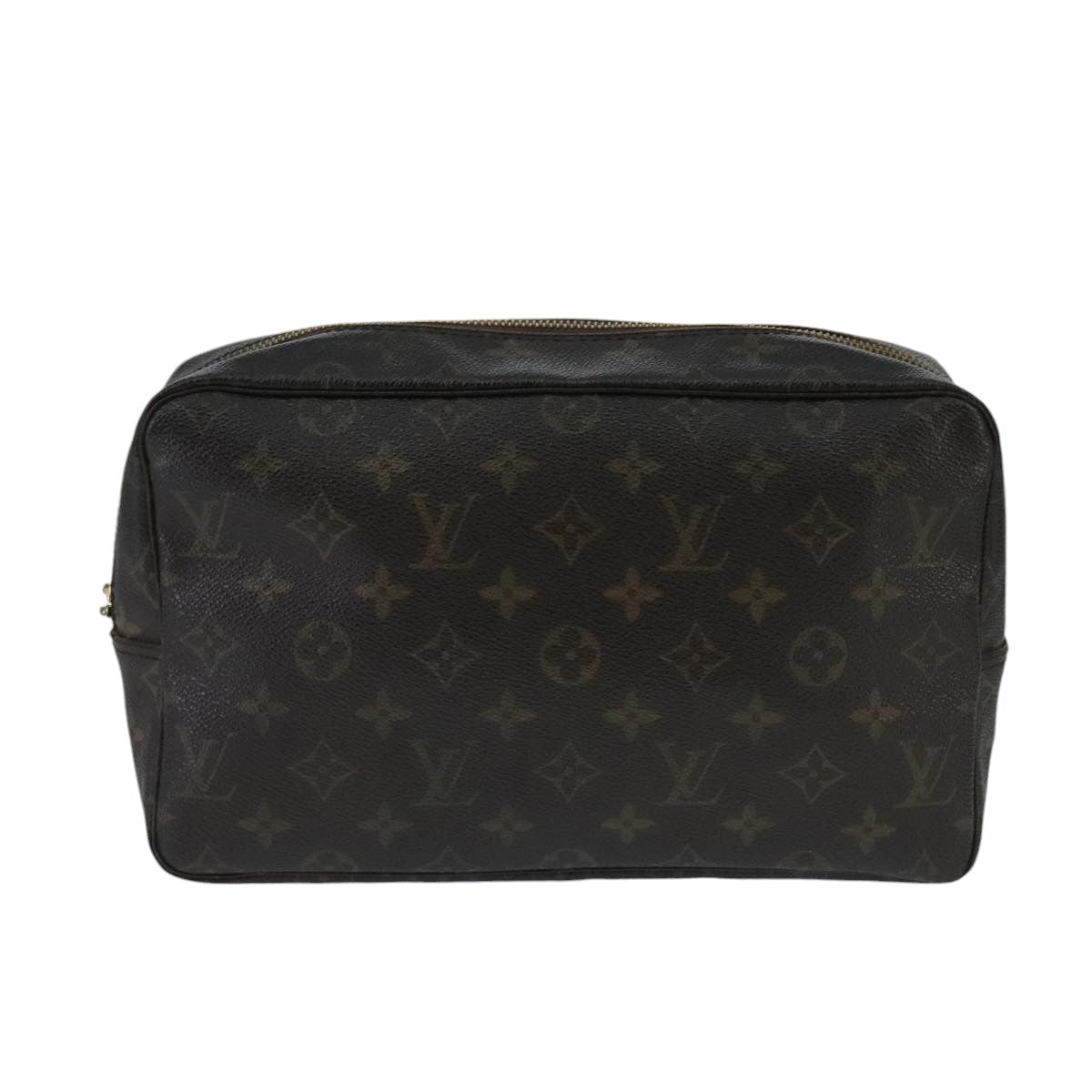 LOUIS VUITTON Monogram Trousse Toilette 28 Clutch Bag M47522 LV Auth bs20073