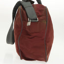 PRADA Sports Boston Bag Nylon Red Auth bs20074-3