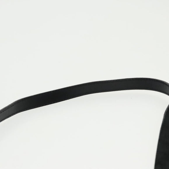 Salvatore Ferragamo Hand Bag Suede 2way Black Silver Auth bs20078