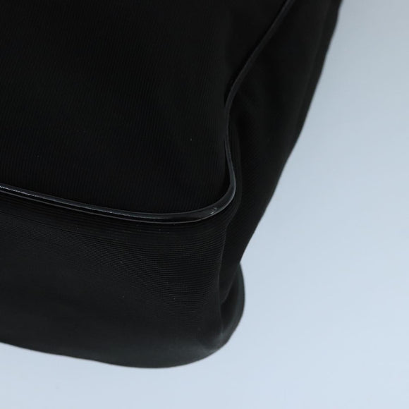 Salvatore Ferragamo Tote Bag Canvas Gold Black Auth bs20079