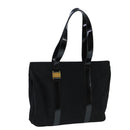 Salvatore Ferragamo Tote Bag Canvas Gold Black Auth bs20079-1