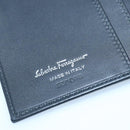 Salvatore Ferragamo Wallet Leather Black Auth bs20080-12