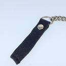 BALENCIAGA Long Wallet Leather Navy Silver Auth bs20089-14