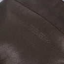 LOEWE Shoulder Bag Leather Bronze Auth bs20092-17