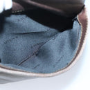 LOEWE Shoulder Bag Leather Bronze Auth bs20092-20