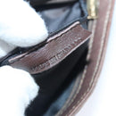 LOEWE Shoulder Bag Leather Bronze Auth bs20092-12