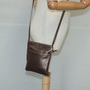 LOEWE Shoulder Bag Leather Bronze Auth bs20092-21