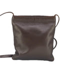 LOEWE Shoulder Bag Leather Bronze Auth bs20092-2