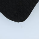 Christian Dior Canage Pouch Nylon Black Gold Auth bs20096-14