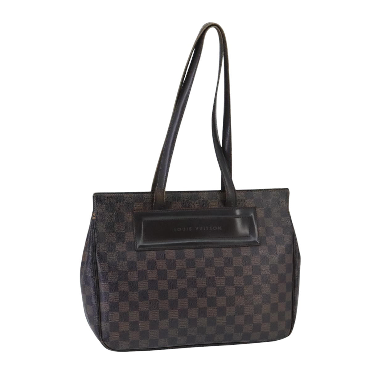 LOUIS VUITTON Damier Ebene Parioli PM Tote Bag N51123 LV Auth bs20110