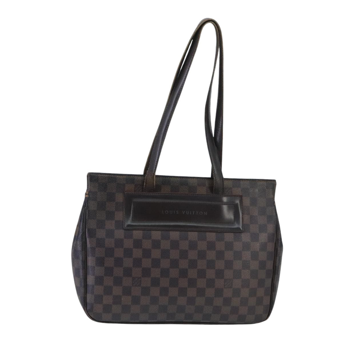 LOUIS VUITTON Damier Ebene Parioli PM Tote Bag N51123 LV Auth bs20110