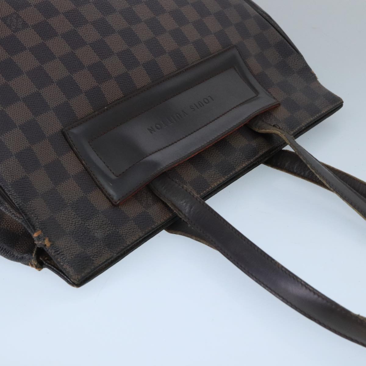 LOUIS VUITTON Damier Ebene Parioli PM Tote Bag N51123 LV Auth bs20110