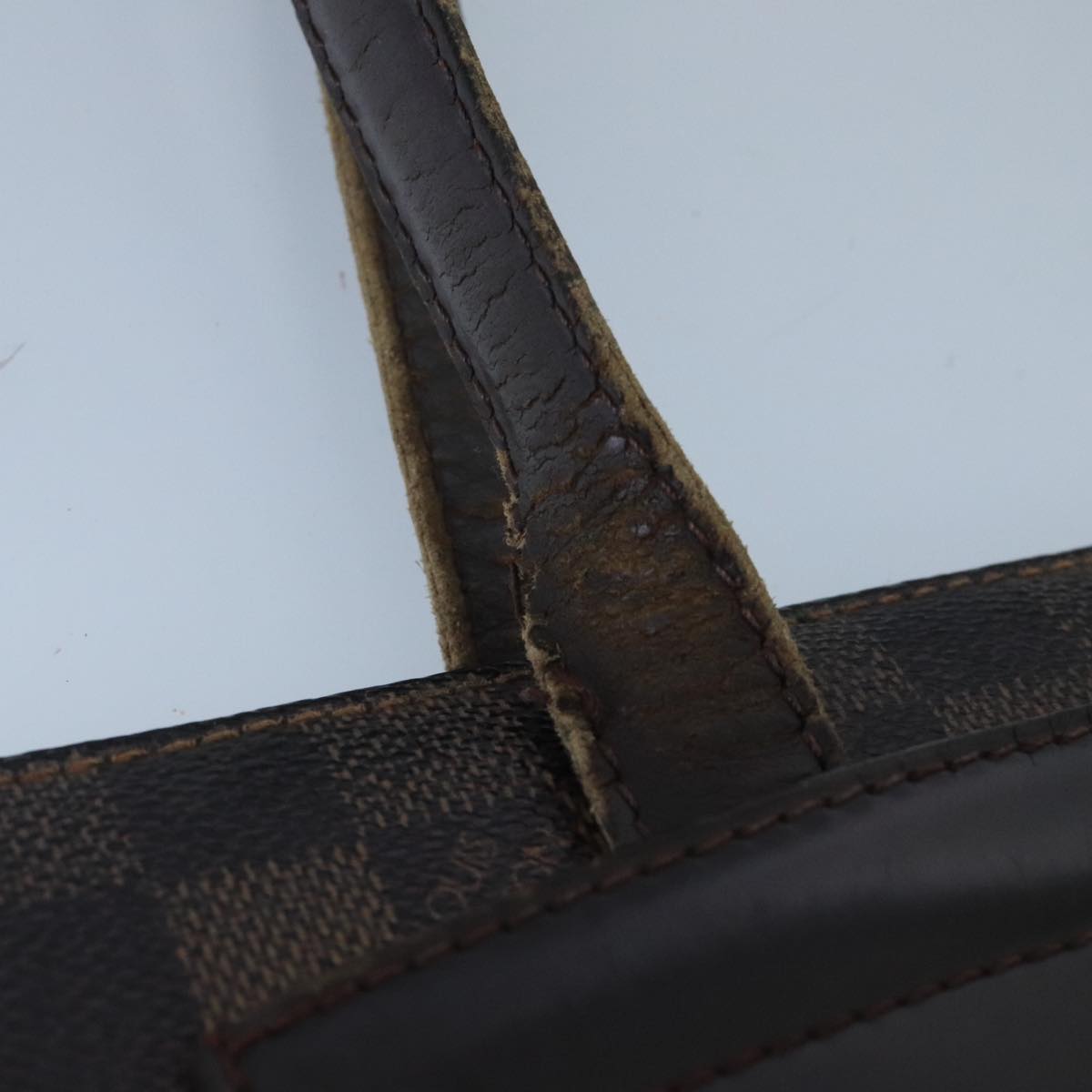 LOUIS VUITTON Damier Ebene Parioli PM Tote Bag N51123 LV Auth bs20110